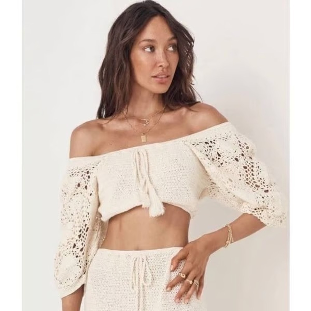 Spell Let the Sunshine In Crochet Top